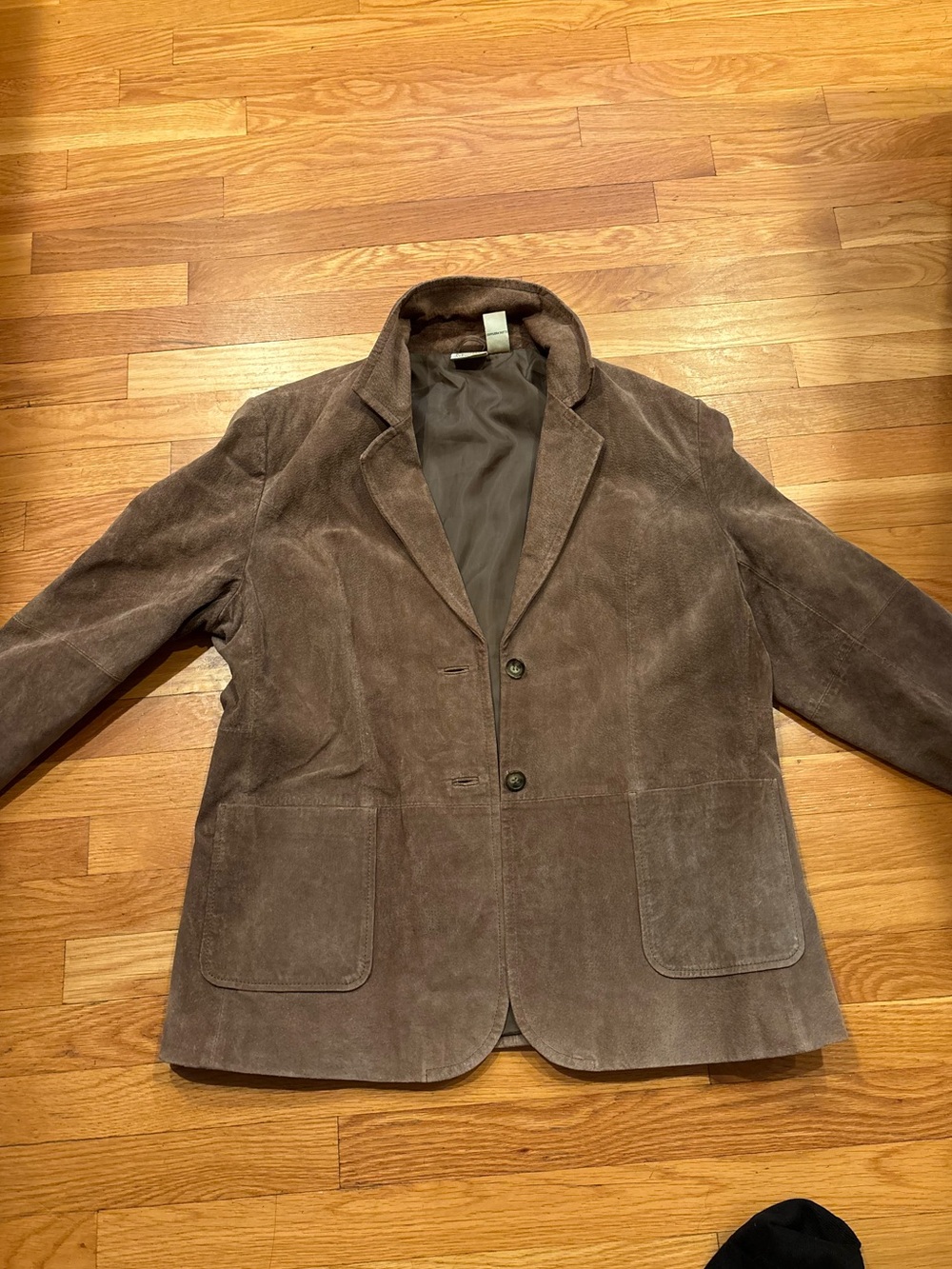 St. John's Bay Brown Suede Shirt Jacket